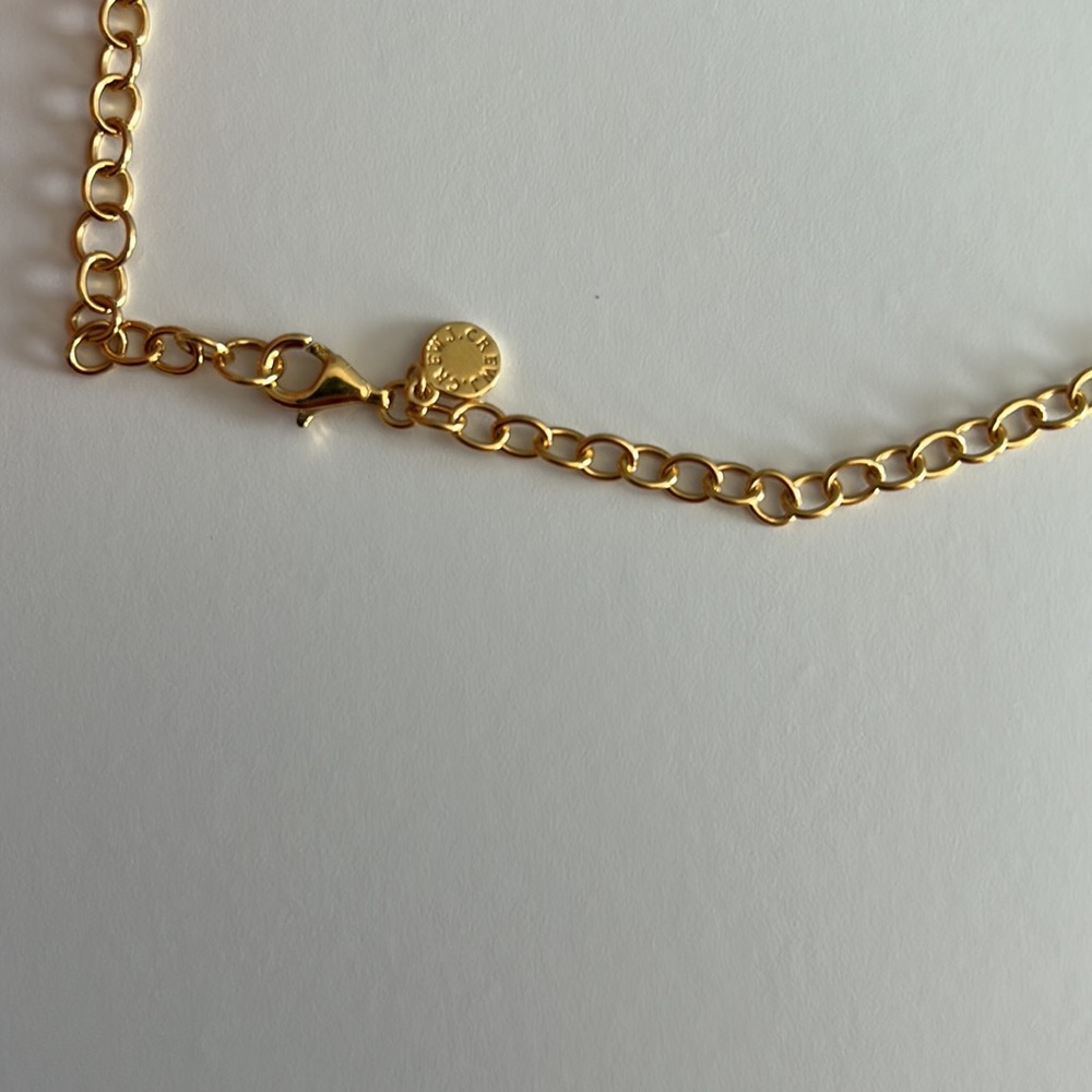 J. Crew Demi-fine 14K gold-plated 16" cable chain necklace NWOT - Picture 3 of 4